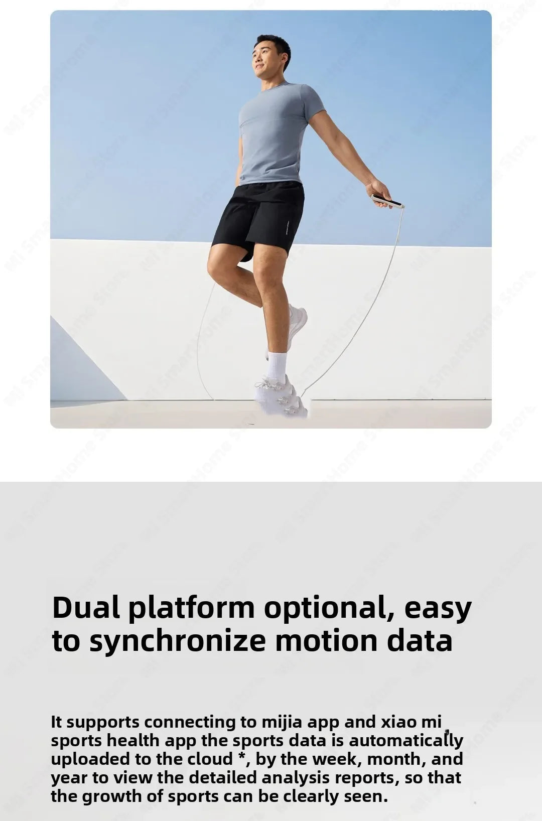 Xiaomi Mijia Smart Skipping Jump Rope 2 Digital Counter Adjustable Calorie Calculation Sport Fitness Exercise Lose Weight