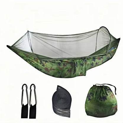Camping hammock with mosquito net sleeping tent hammock suitable for camping hammock outdoor furniture garden leisure hammock