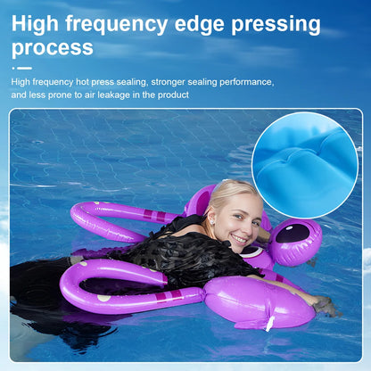 PVC Drifting Safety Vest Lightweight Inflatable Buoyancy Vest Portable Adjustable Webbing Safety Buckle Swim Pool Accessories