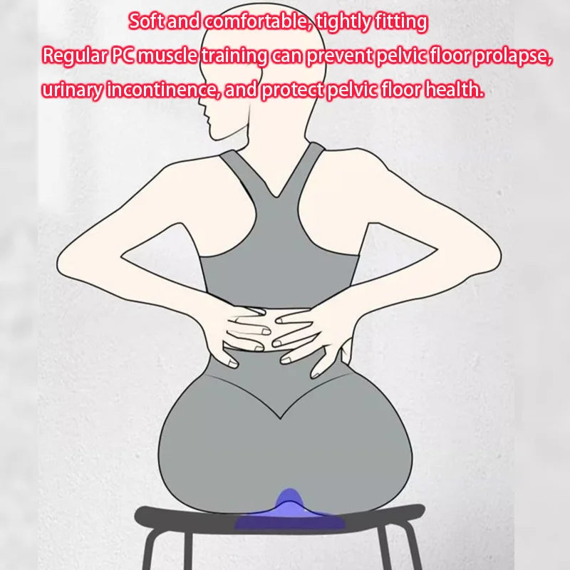 Rechargeable Pelvic Floor Exerciser 4 Vibration Massage Modes Pelvic Floor Muscle Repair Prostate Pelvic Floor Ergonomic Trainer