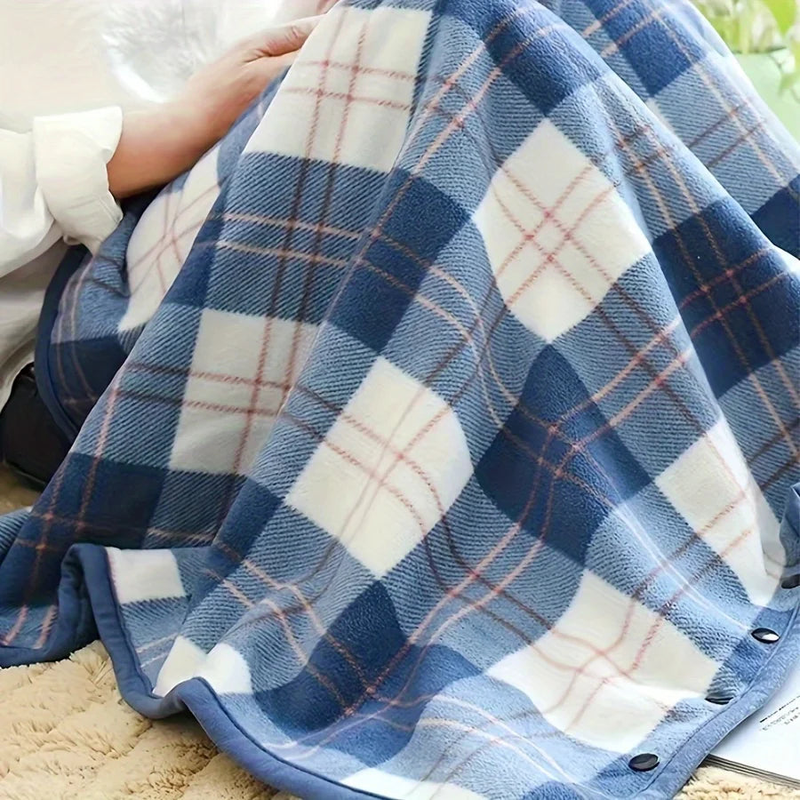 1pc Wearable Blankets Shawl Blanket Flannel Lazy Casual Office Blanket 1pc Wearable Blankets Shawl Blanket Flannel Lazy Casual O