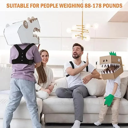 1 Pc Adjustable Posture Corrector With Breathable Upper Back Support Relieves Neck Shoulder And Back Pain Hunchback Correction