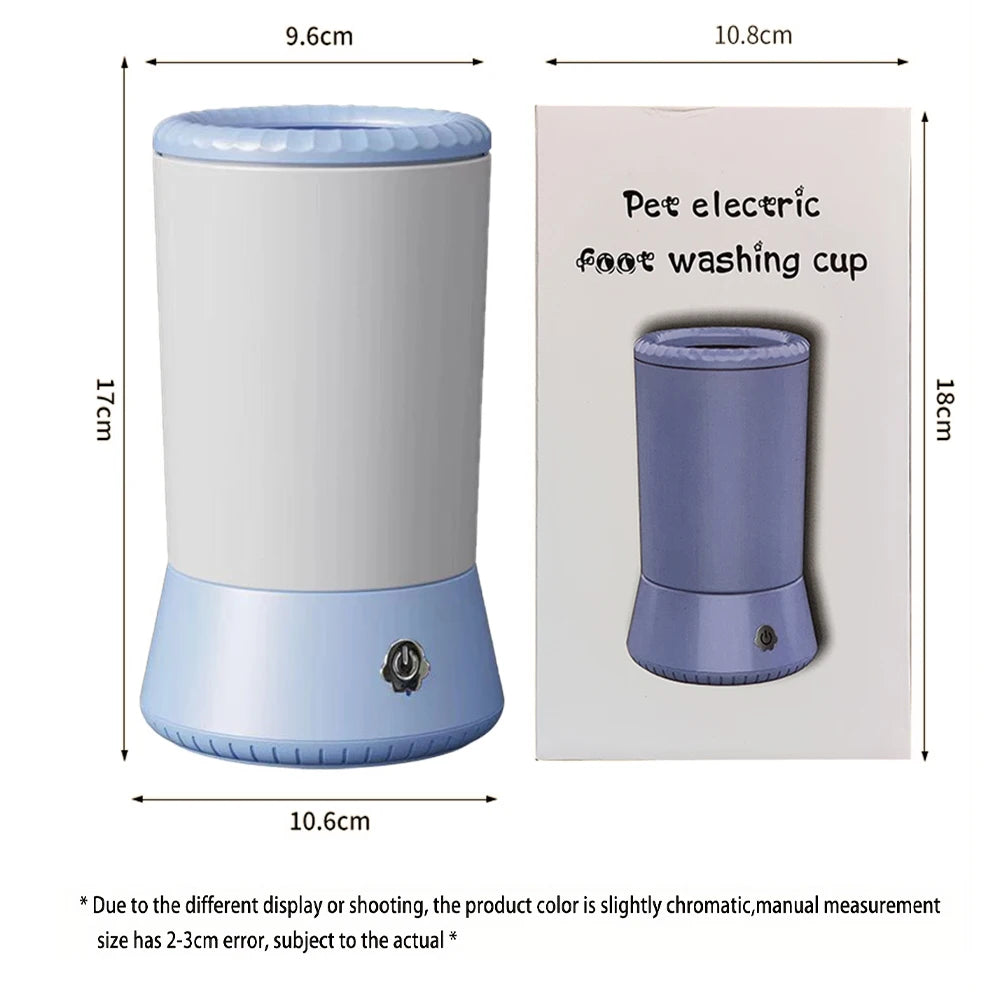 Automatic Dog Paw Washer  USB Rechargeable Pet Paw Cleaner Portable Dog Cleaning  Cup Foot Pet Paw Cleaner Electric Paw Massager