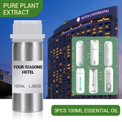 3 Pcs 100ml Essential Oils for Diffuser Humidifier Aroma Oil Pure Natural Humidifying Diffuser Essential Oils Home Hotel Bedroom