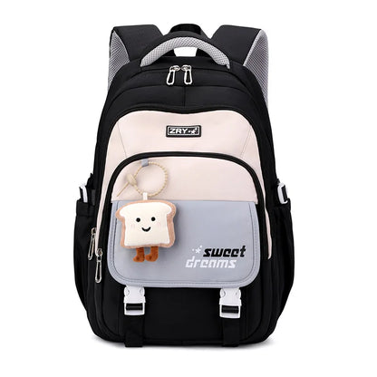 Girls Backpack for School Kawaii Bookbag for Teenage Multiple Pockets School Bag for Primary Elementary Middle School, Age 6-14