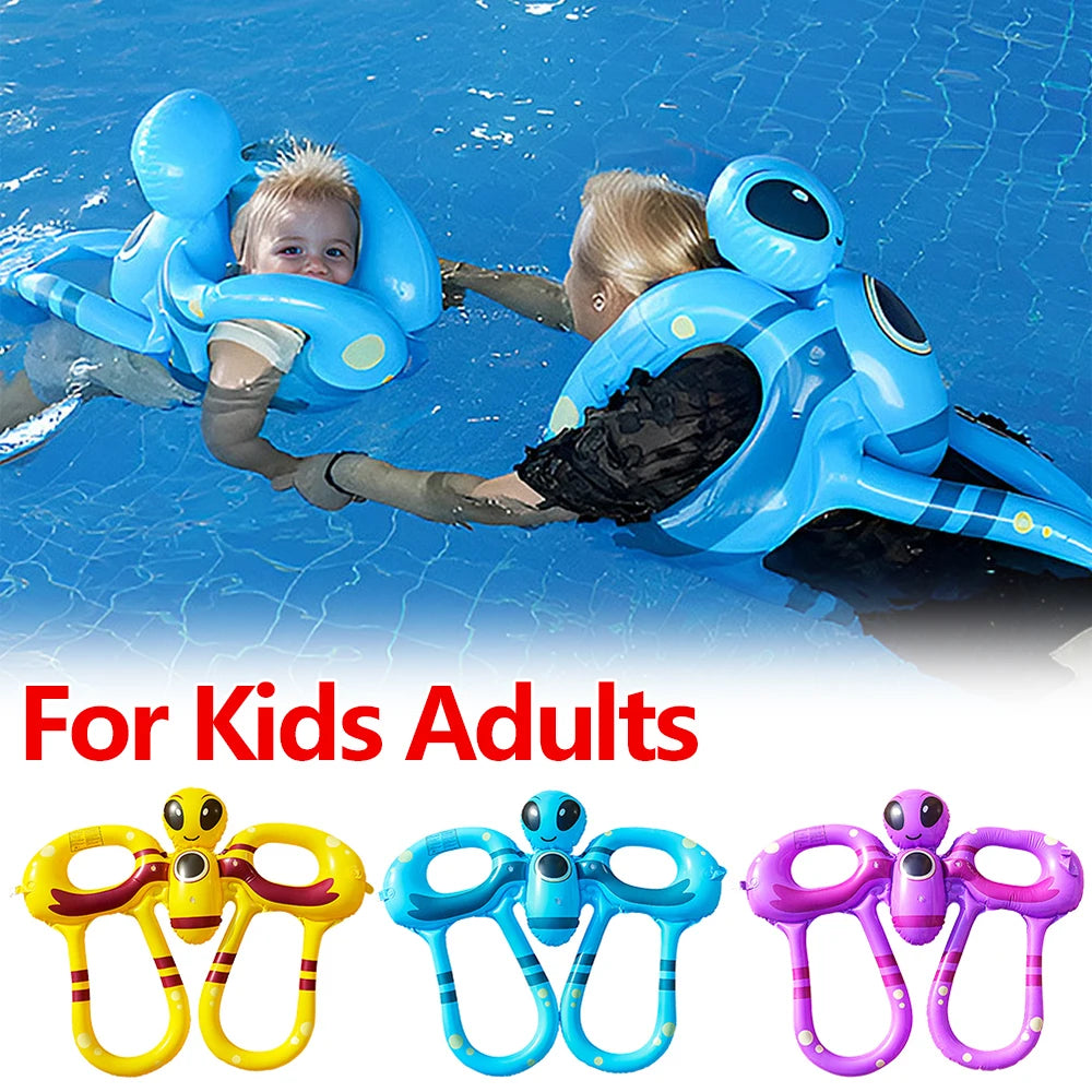 PVC Drifting Safety Vest Lightweight Inflatable Buoyancy Vest Portable Adjustable Webbing Safety Buckle Swim Pool Accessories