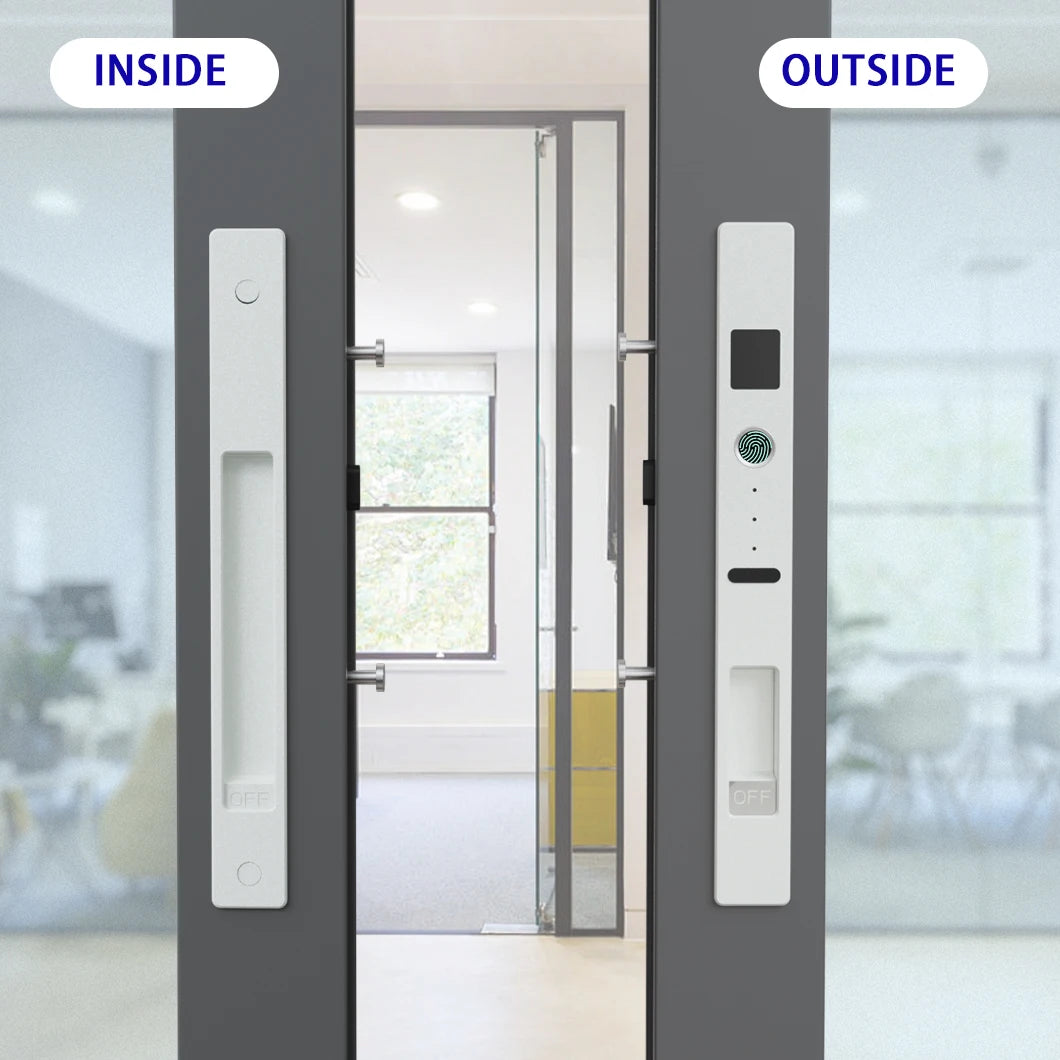 Sliding Door Smart Lock Biometric Fingerprint Lock Tuya Smart Home Bluetooth Remote Control