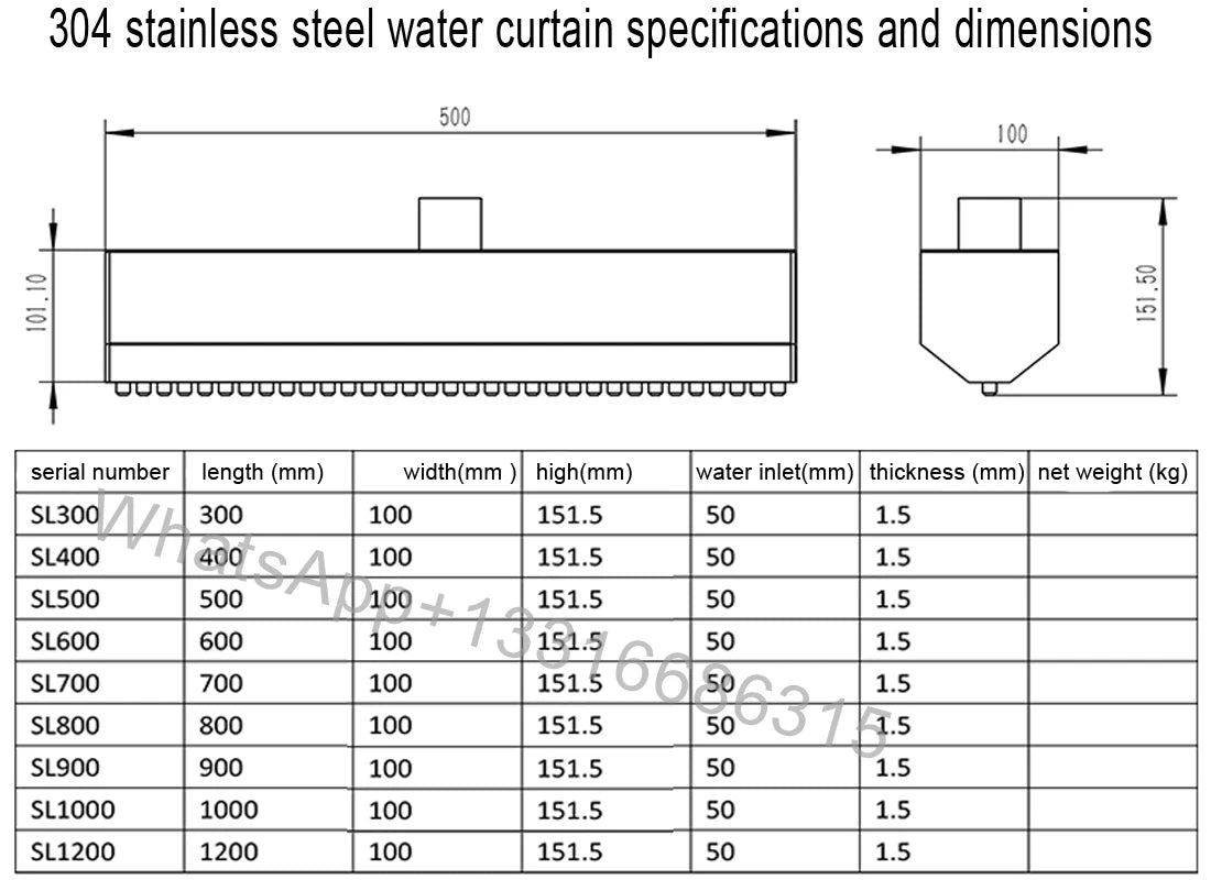 304 Water Curtain Flowing Water Wall Water Screen Water Curtain Wall Rain Curtain Curtain Water Feature Fountain Waterfall