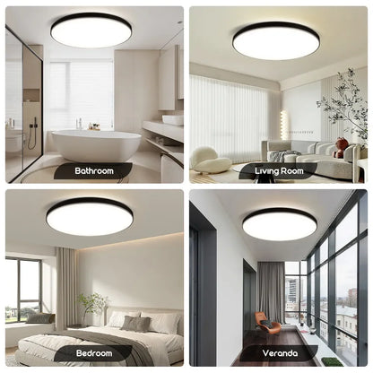 LED Ceiling Lamps Modern Ceil Light 18/30/40/72W Led 220V Ceiling Lights Round Living Room Bedroom Indoor Kitchen Lighting Lamp