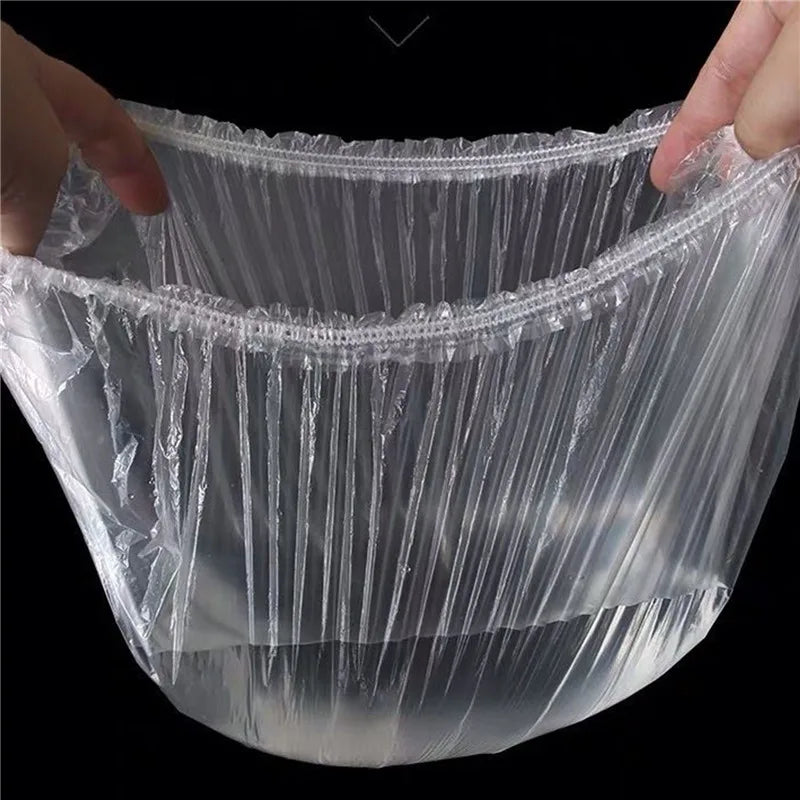Reusable Durable Food Storage Covers For Bowls Elastic Plate Covers Vacuum Bags For Kitchen Food Plastic Fresh Seal