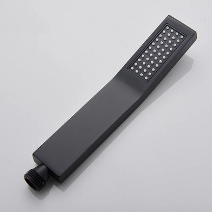 Uythner Handshower Head Brass Shower Head Square Handheld Head Replace Head Faucet Accessory Brass Material