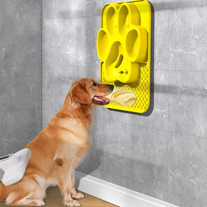 Multi-use Silicone Pet Slow Feeder Bowl Non-slip Portable Pet Canning Lick Tray Choke-proof Cat Food Bowl Food Container