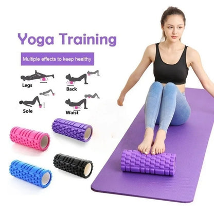 Hollow Yoga Column Foam Three-dimensional Floating Roller for Pilates Yoga Exercise Fitness Relaxation Muscle Massage Stick Club