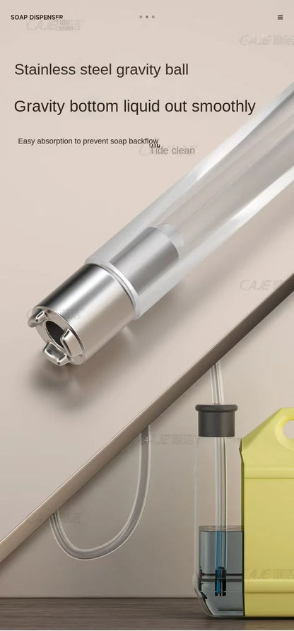 Kitchen sink soap dispenser sink detergent press household washing basin soap extension tube detergent pressurizer