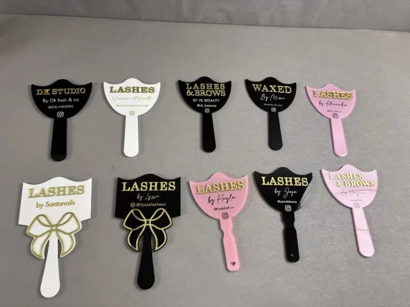 Lash Artist Social Media Face Prop  Personalised  Aesthetics Sign  Lash Sign  Salon Decor