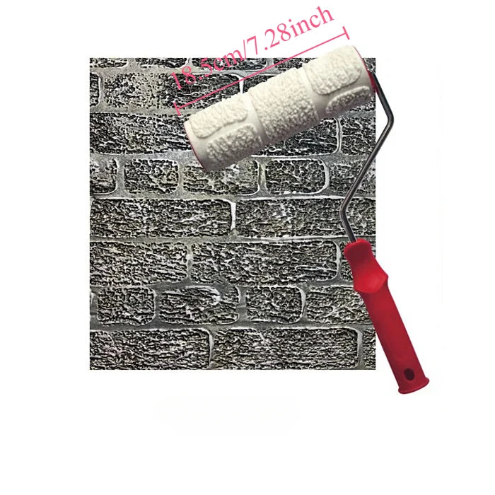 Paint Roller Painting Tool for Wall Rubber Protection Stamp Polyurethane Textured Paint Pottery Wheel Embossed Paint Roller