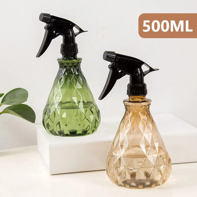 1PCS 500ML Spray Empty Bottles Refillable PET PET Bathroom Mist Sprayer Disinfection Water Container Watering Gardening Supplies