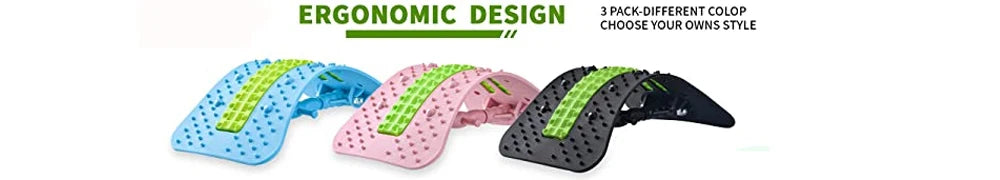 Back Stretcher,6thGeneration Upgraded Back Massager,Back Cracker for Lower Back Pain Relief Lumbar Support,with Magnetic Massage