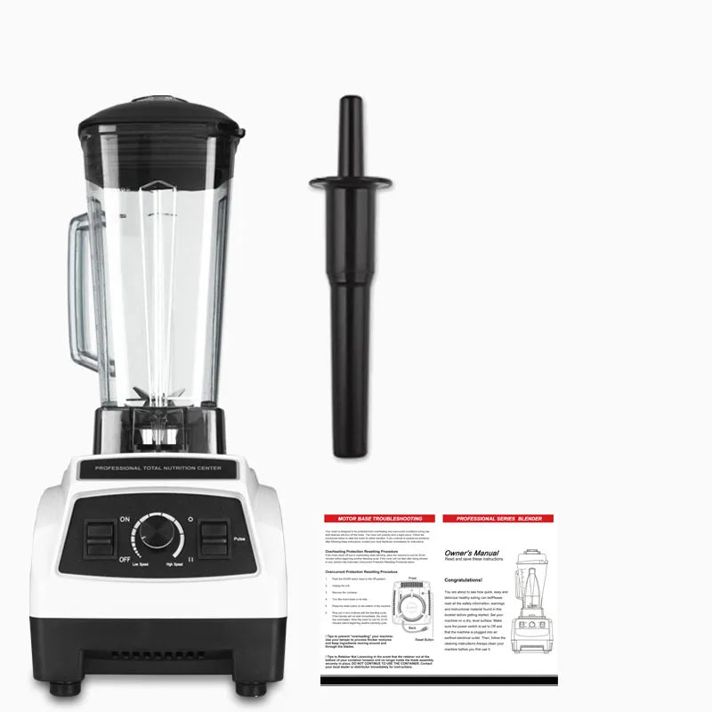 2200W 2L BPA-Free Commercial Blender, High-Power Professional Smoothie Maker, Food Mixer, Juicer, and Fruit Processor for Home