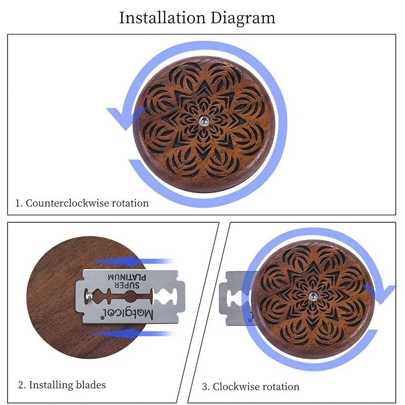 Bread Lame Cutter UFO Bread Lame Wooden Bread Bakers Lame Slashing Tool for Bread Baking Homemade Bread Scoring Knife Tool