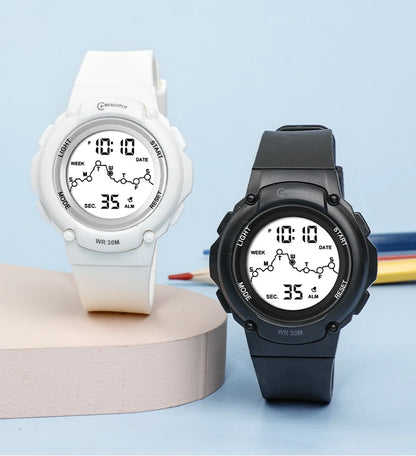 Kids Sport Watches Alarm Stopwatch Children Digital Watch For Boys Girls 30M Waterproof Cartoon Student Electronic Wristwatch