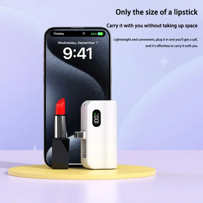 Xiaomi Capsule Power Bank 50000mAh Pocket Power Bank 120W Fast Charge Portable Mini Power Bank Suitable for iPhone and Android