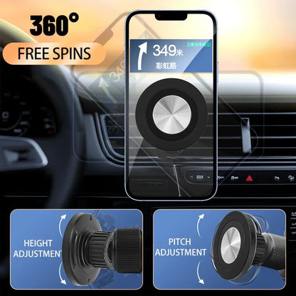 Phone Holder Magnet Brackets For MagSafe Car Mount Accessories Universal Magnetic Car Holder Suitable For 17mm Ball Head Base