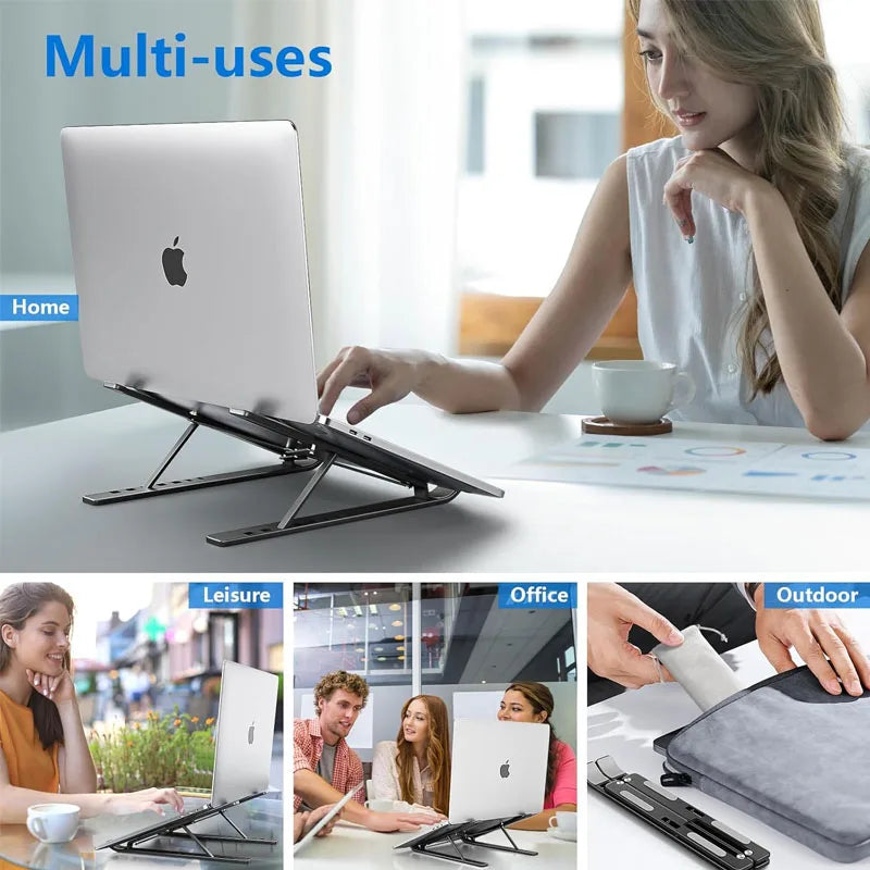 Adjustable Laptop Stand Portable Foldables Laptop Stand Ventilation And Cooling Computer Laptop Stand Tablet  Mobile Phone Stand