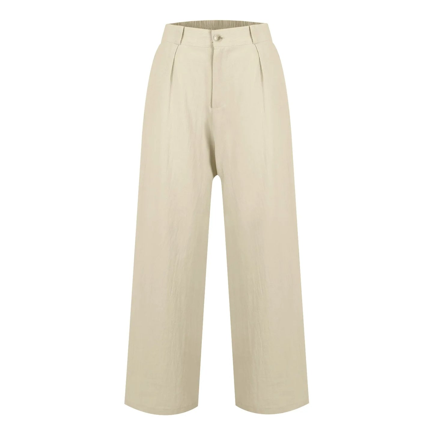 Womens Casual Wide Leg Pants High Waisted Button Down Straight Long Trousers Palazzo Pants Elegant Woman Flared Pants Youthful