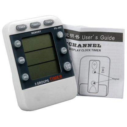 Electronics Digital Cook Timer with Large Screen Countdown Learn Reminder Alarms Clock Timing for Kitchen Cooking Timer