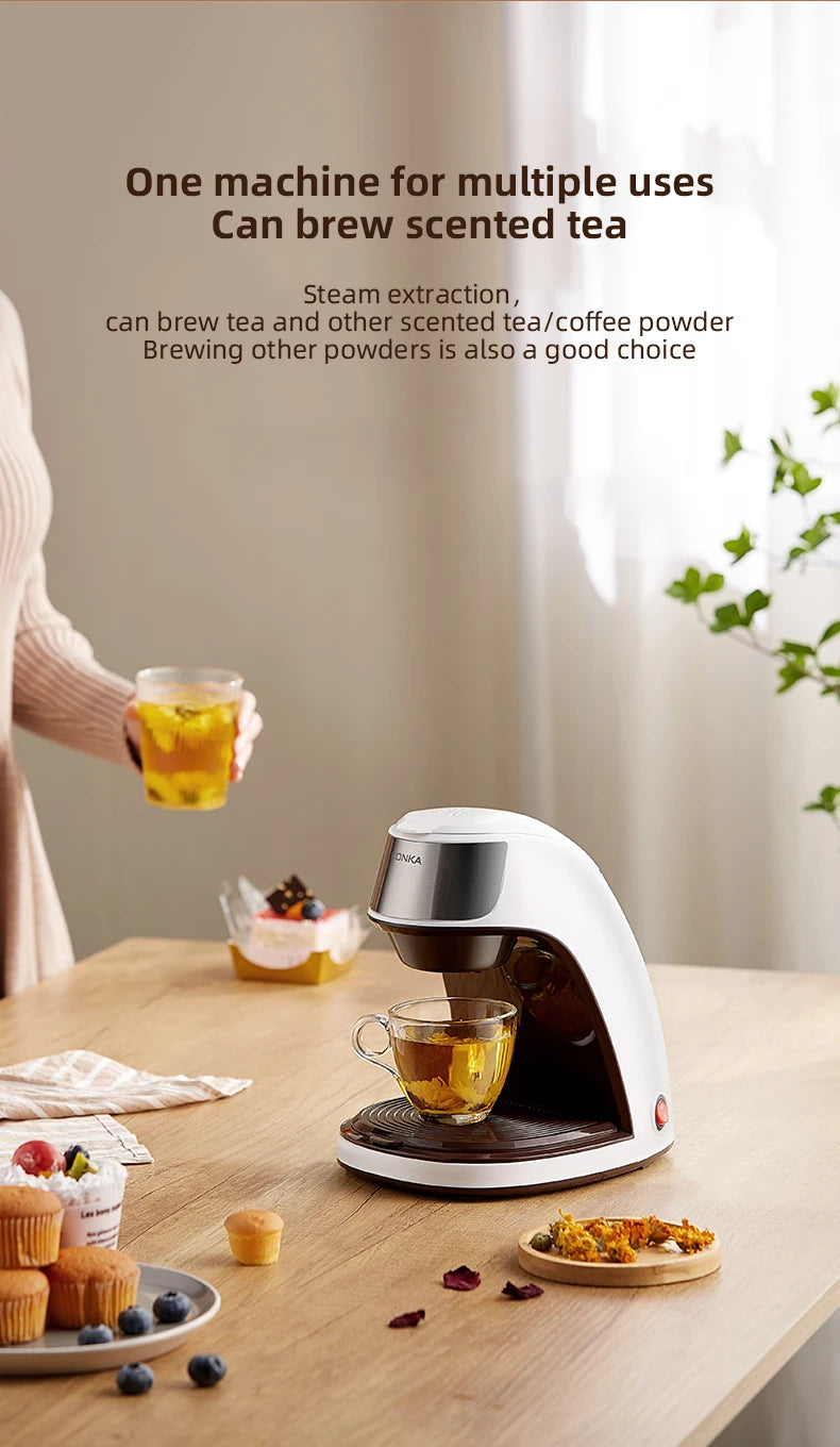 Mini Electric Drip Coffee Maker American Drip Coffee Maker One Button Operation Coffee Maker Coffee Tools