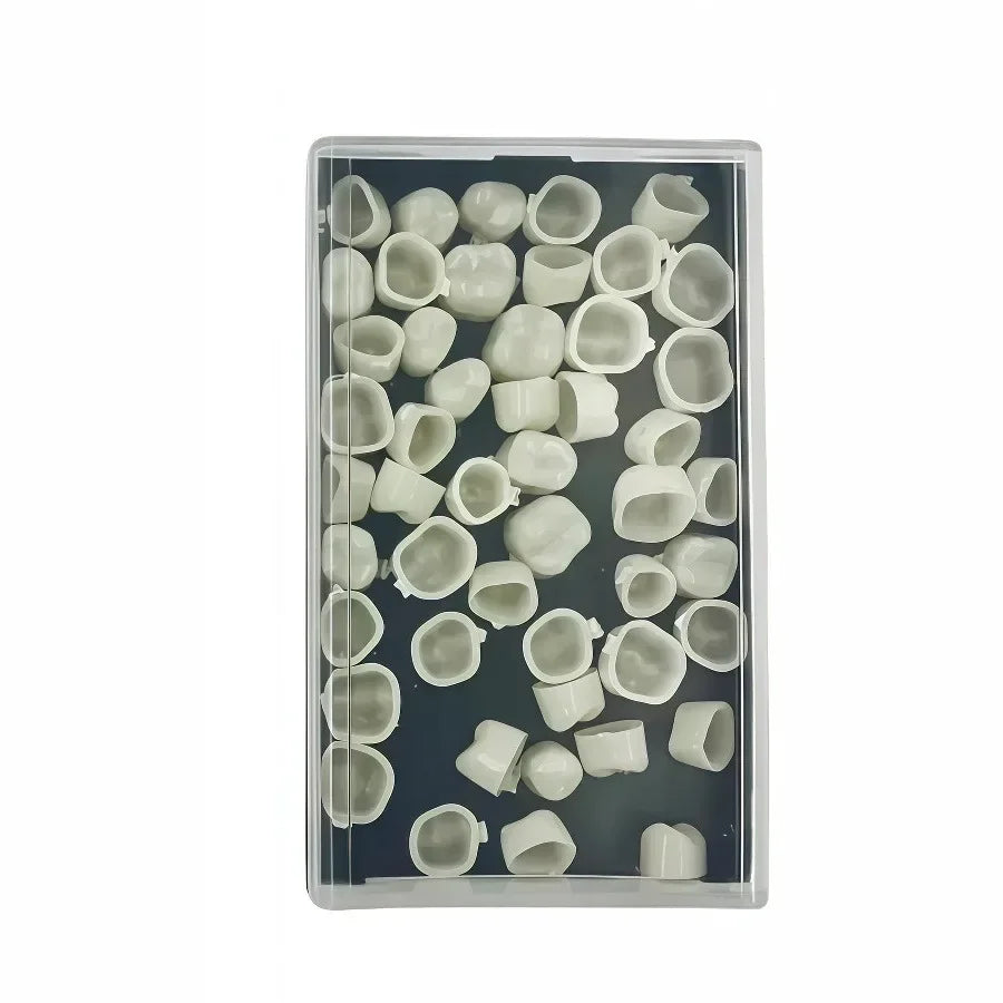 Tools 50 Pcs/Box Teeth Veneers Dentistry Tooth Whitening Dental Temporary Crown Kit Anterior Front Molar Posterior