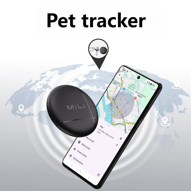 GPS Tracker Pet Locator Smart Tracker Tracking Device Personal GPS Locator Smart Bluetooth Item Locator Anti Loss Alarm Device