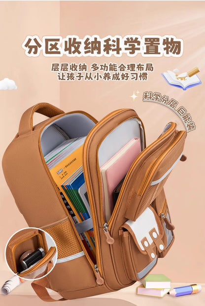 children School Bags For Boys Girls Kids backpack Primary orthopedic Backpack Waterproof Schoolbag big Book Bag mochila infantil