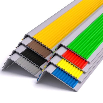 L-Shaped Stair Anti-Slip Tape Strips For Indoor And Outdoor Steps Decoration Waterproof Home Office Building Apartment Edge Safe