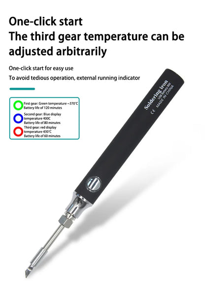 Xiaomi Wireless Charging Electric Soldering Iron Solder Iron Mini Portable Soldering Iron Tip Rework Accessories Tool Parts NEW