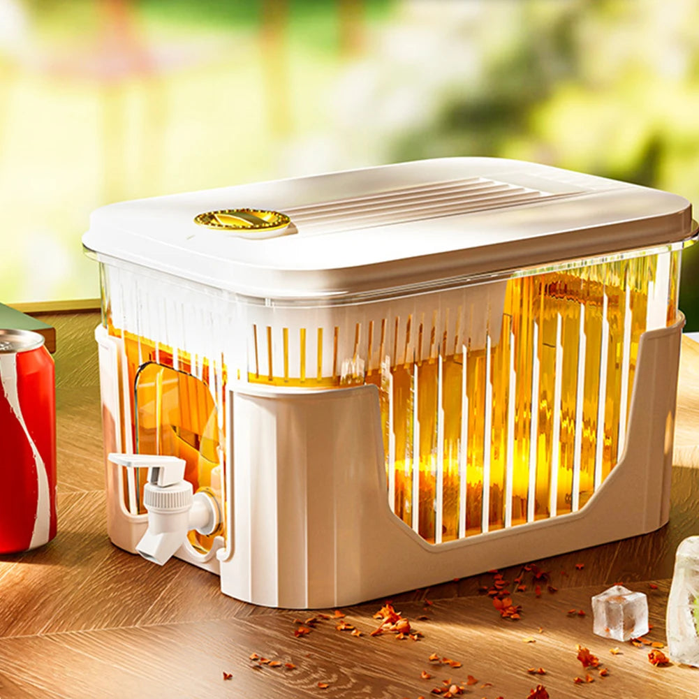 5L Jug Beverage Gallon Detachable Base Portable Juice Jug Cold Kettle with Faucet Water Dispenser Jug for Parties and Daily Use