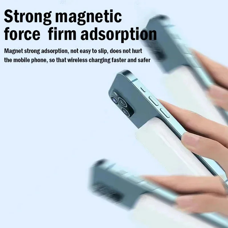 50000mAh Magnetic Wireless Power Bank External Portable Battery Pack for iPhone 12 13 14 15 Series Original 1:1