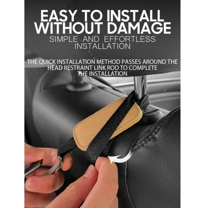 Universal Car Seat Back Hook Storage Hanger Headrest Hook Vehicle Back Seat Organizer Car Clips Back Seat Holder