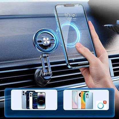 Eary for Magsafe Car Mount Magnetic Phone Holder for Car Vent 360°Rotation Folding for iPhone 16 15 14 13 Pro Max All Phones