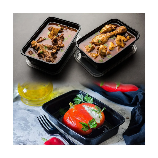 50-Pack Meal Prep Containers Reusable To-Go Food Containers Plastic Bento Boxes Food Storage Lunch Box