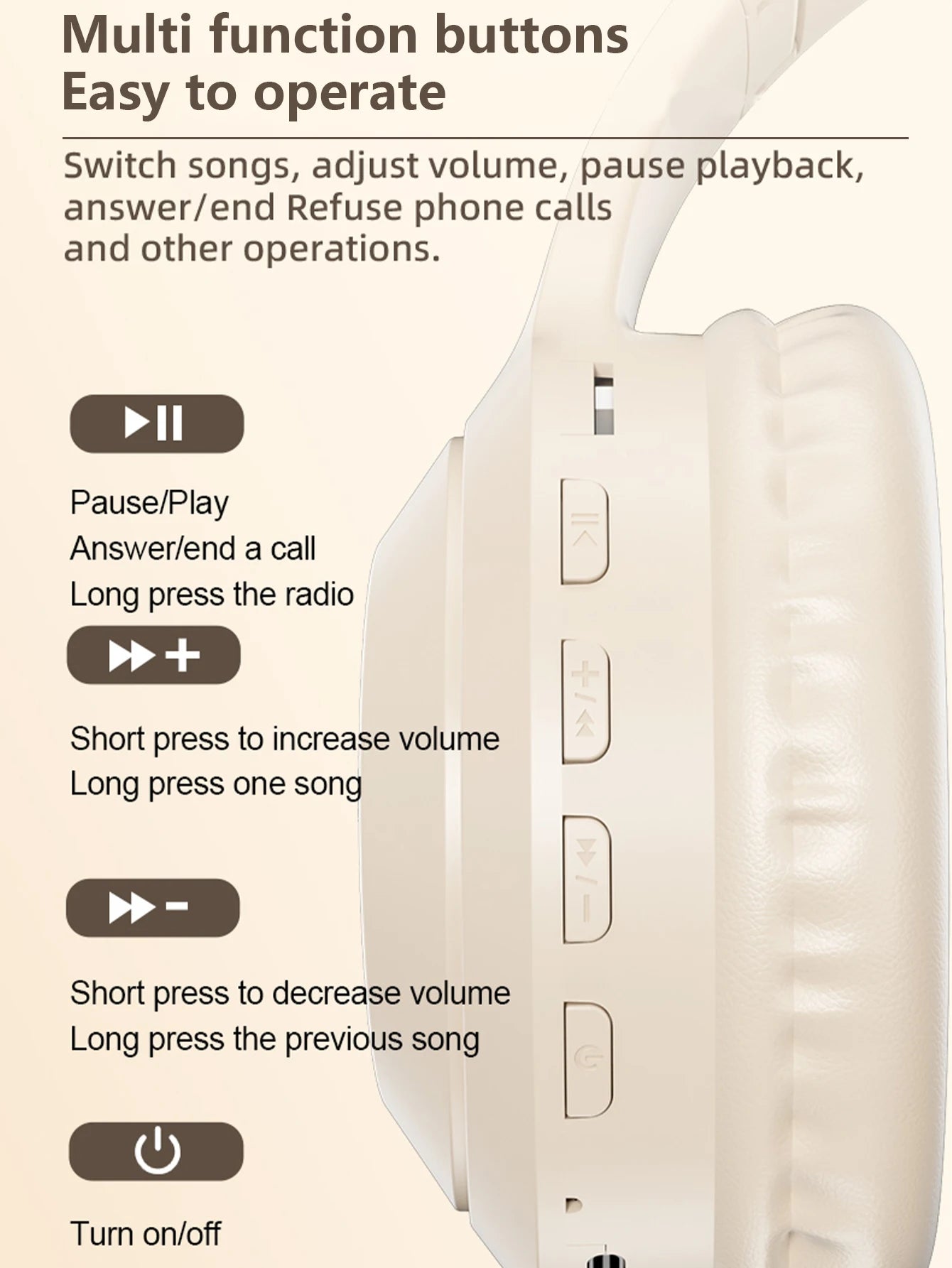 Headset Bluetooth wireless headset, Jerry 5.0, long range, gaming game wireless headset, low latency