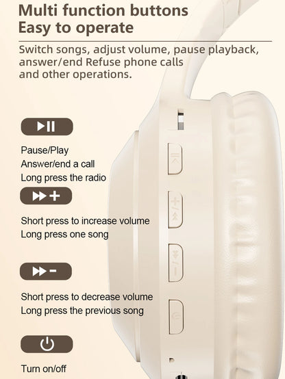 Headset Bluetooth wireless headset, Jerry 5.0, long range, gaming game wireless headset, low latency