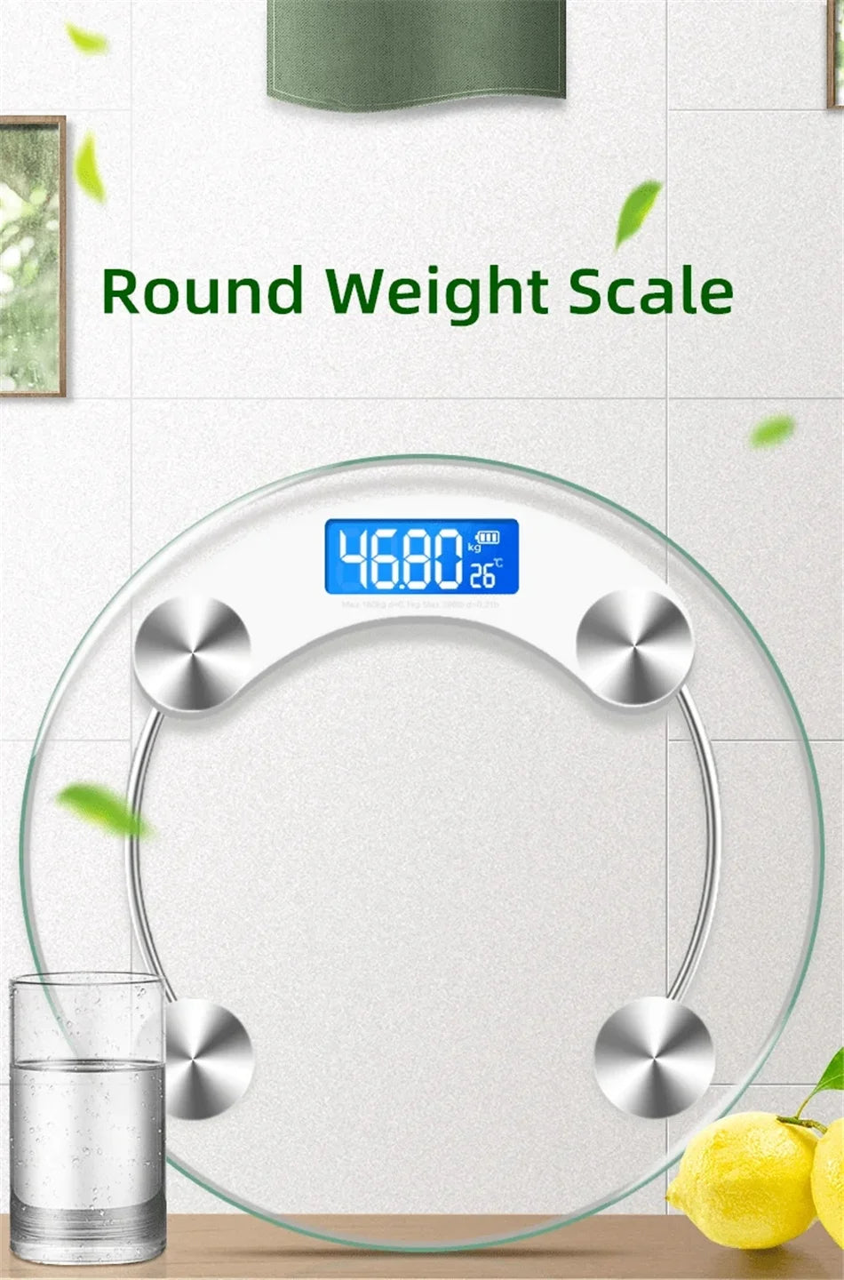 Electronic Weight Scale Household Smart Electronic Scale Glass Scale Into Human Scale Weighting Digital Bathroom Scales