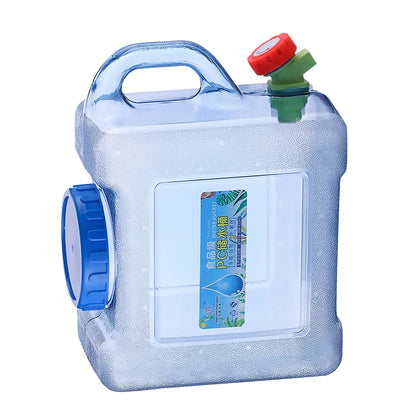 5L Water Carrier Canister Water Container with Faucet Portable Water Container Water Can Bucket Beverage Outdoor Water Container