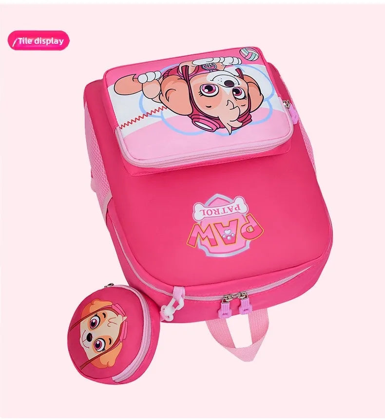 PAW Patrol Backpack School Bag Large Capacity Waterproof School Bag Cartoon Cute School Bag Kids Gifts