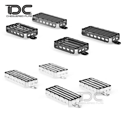 for WPL D12 Truck 3D Metal Lamp Cover Headlight Front & Rear Light Guard 1/10 RC Trailer Remote Control Car Spare Part Upgrade