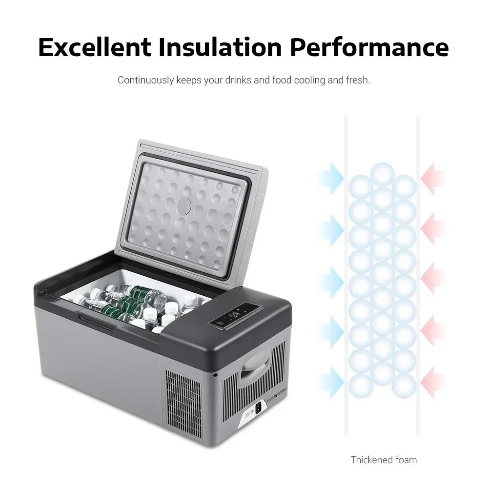 15L Refrigerator Cooler For Summer Portable Freezer Car Fridge Compressor 12V 70W For Home Travel Camping 220V Body Kit