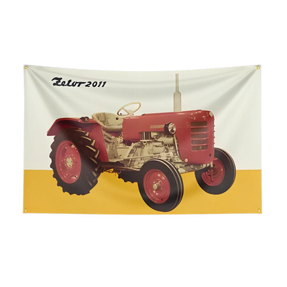 90x150CM TRACTORS-Z-ZETORs a.s. Agriculture Flag Polyester Printed Excavator Banner For Decor