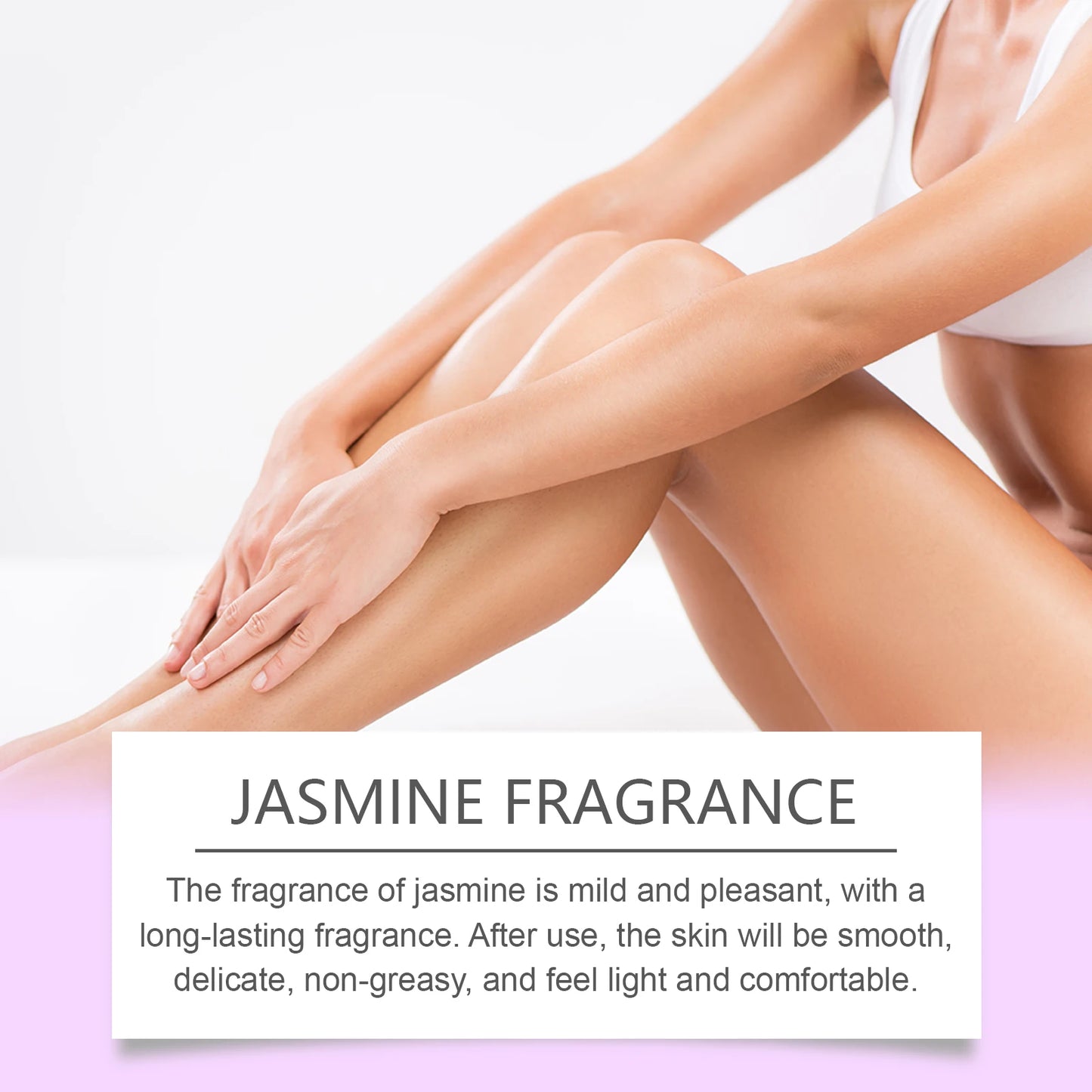 Herbal Floral Warm Nourishing Shower Gel Long-Lasting Jasmine Fragrance Moisturizing Clean Skin Care Bath Gel